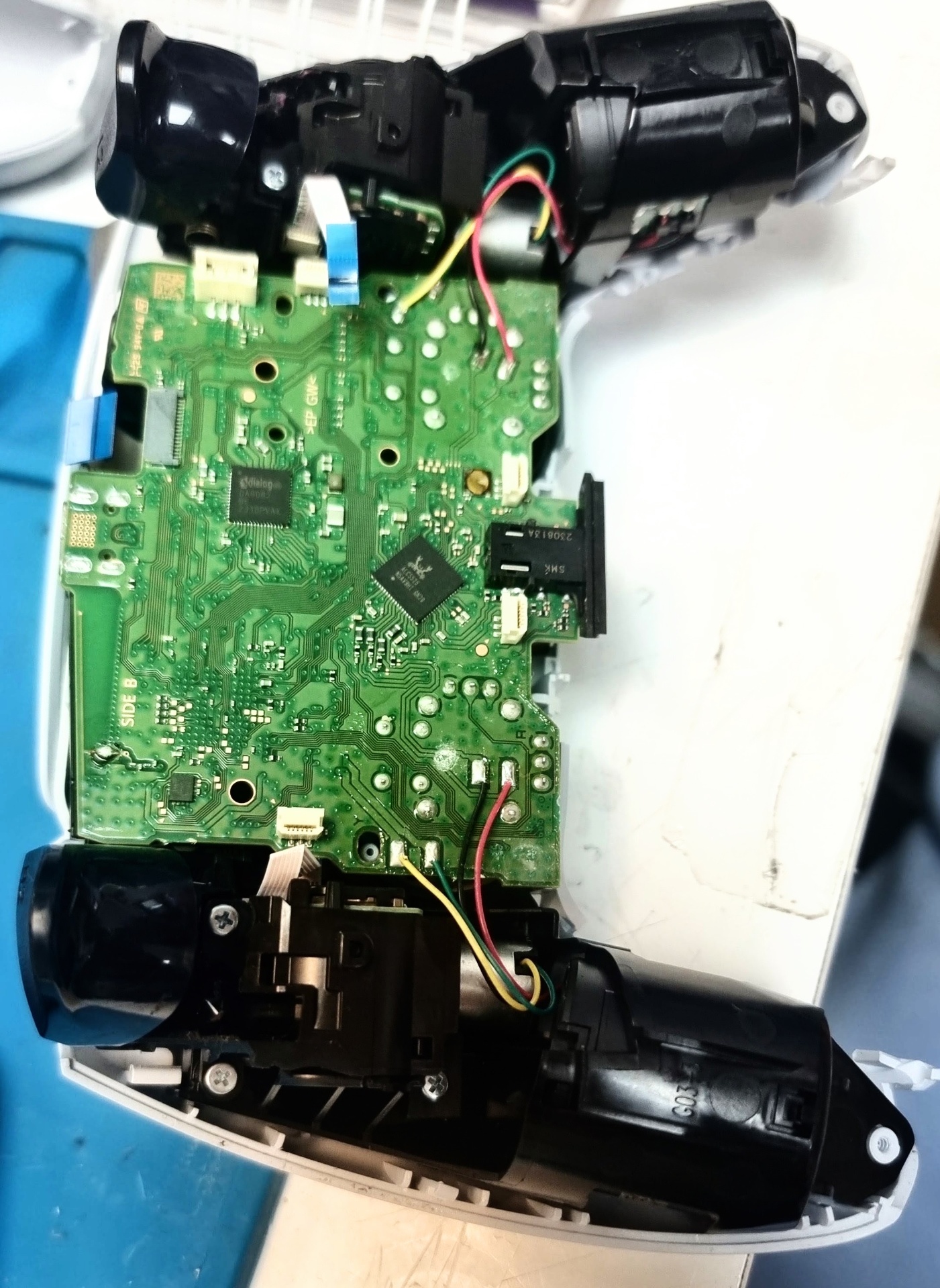 Genuine PS5 DualSense controller repair photograph